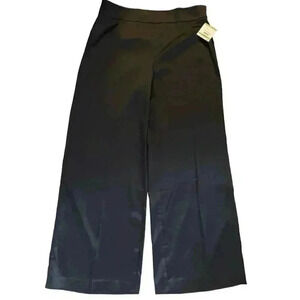 Anne Klein black wide leg pants sz 14